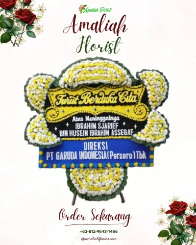Papan Bunga Duka di Pondok Udik