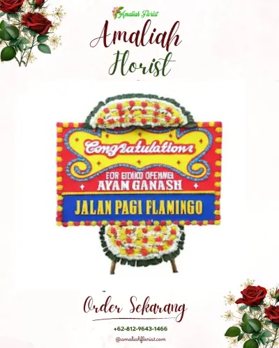 Bunga Papan Congratulation di Pondok Udik
